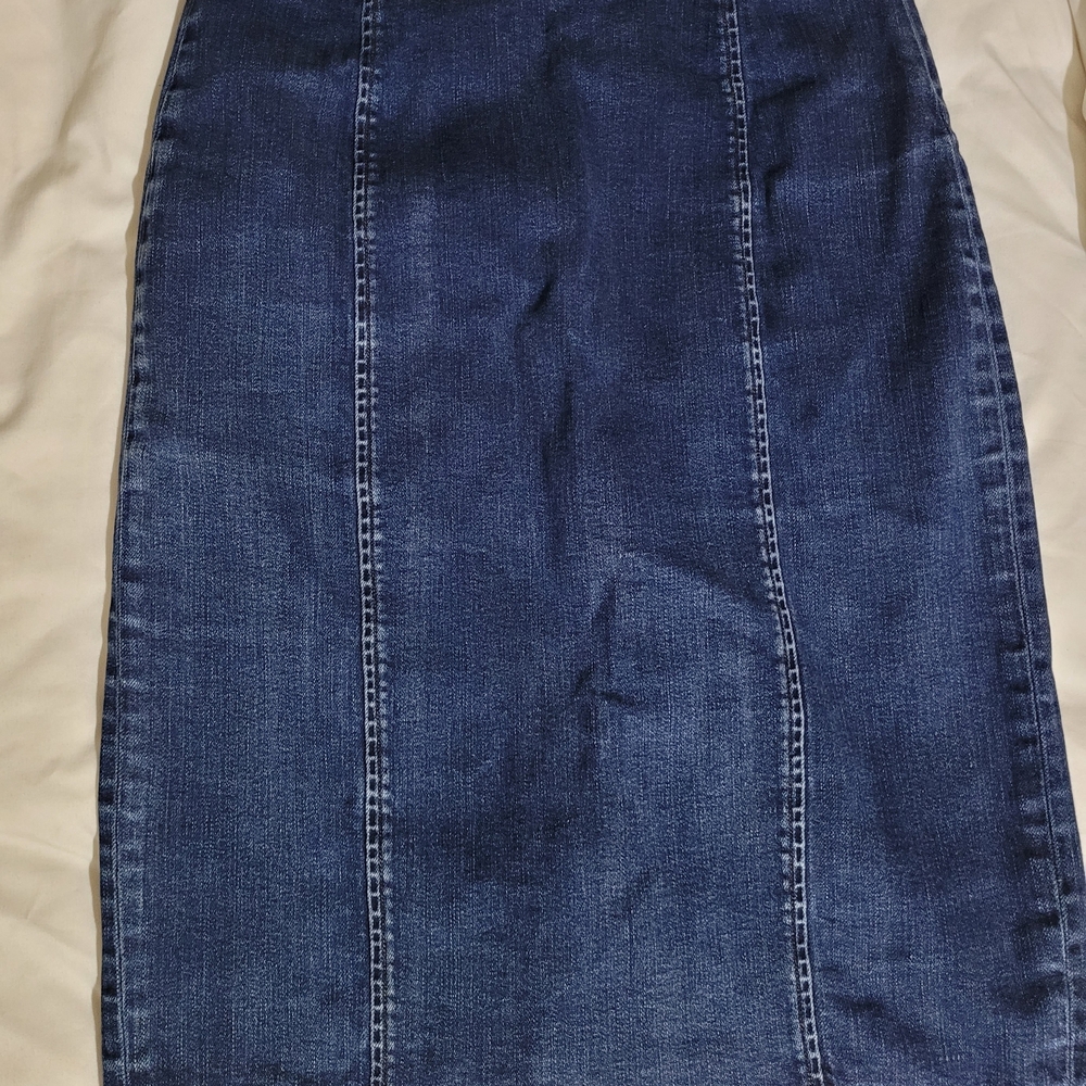 Polo by Ralph Lauren Blue Denim Pencil Skirt